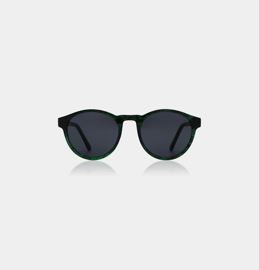 A. Kjaerbede Marvin Sunglasses in Green Marble Transparent
