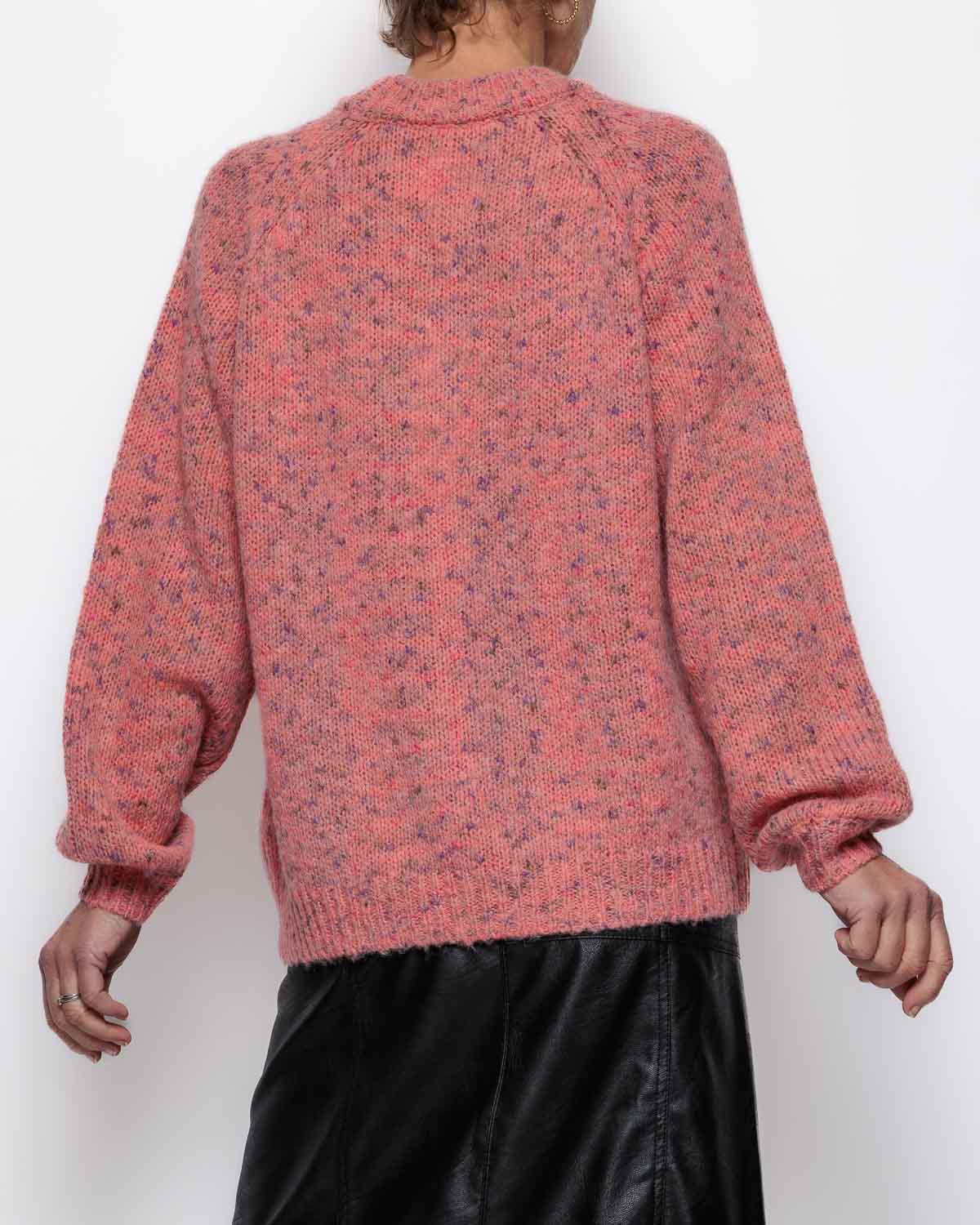 Part Two Cophia Sweater in Crabapple Tweed