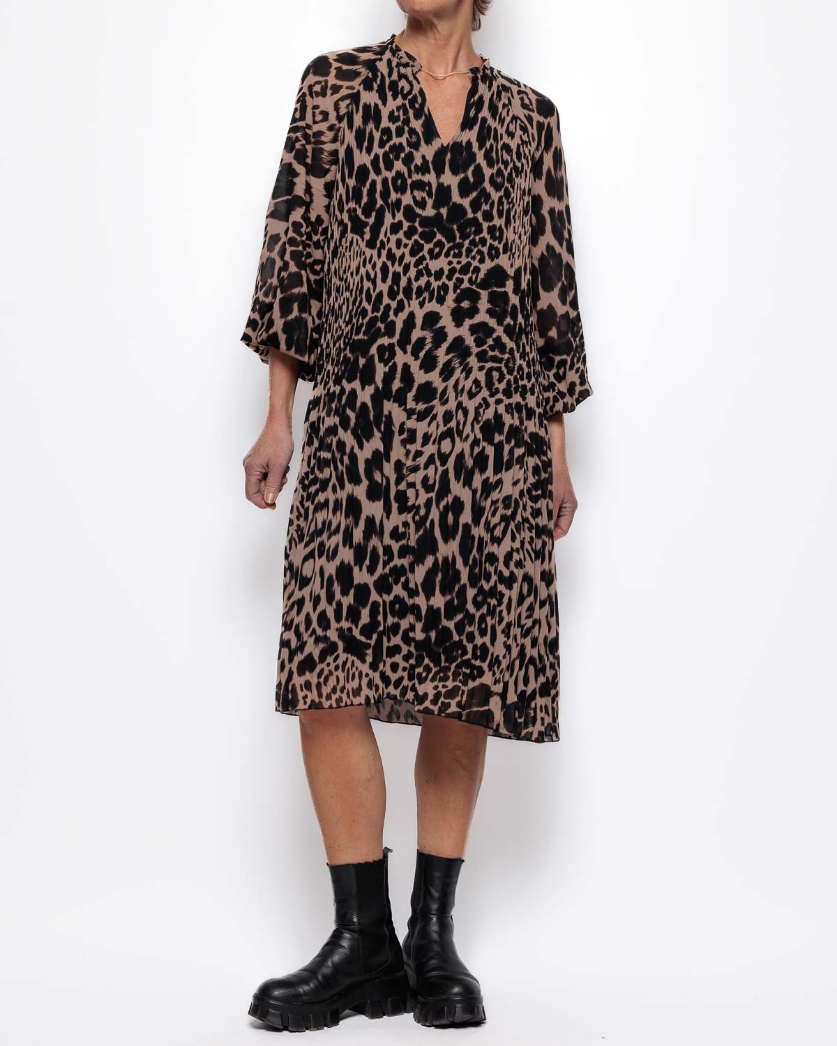 InWear Nesdra Dress in Natural Motion Leopard