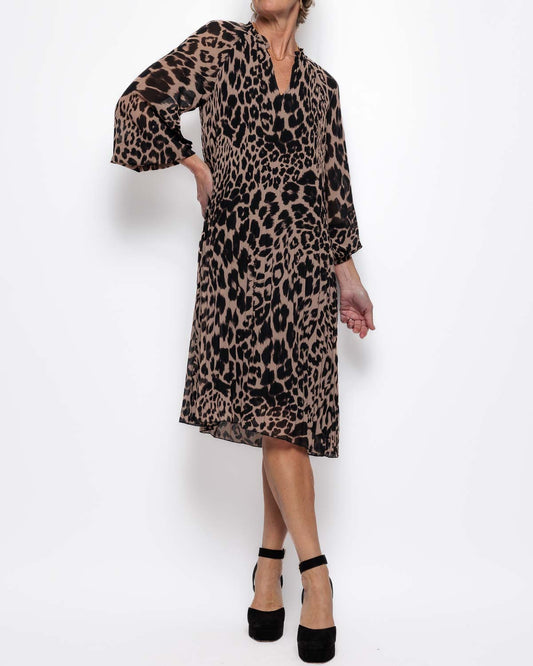InWear Nesdra Dress in Natural Motion Leopard