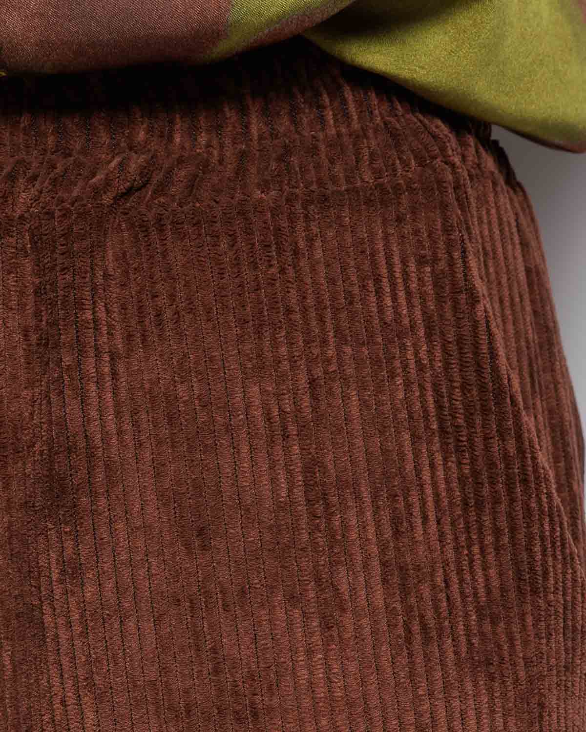 Sorbet Elderberry Trouser in Chocolate Brown
