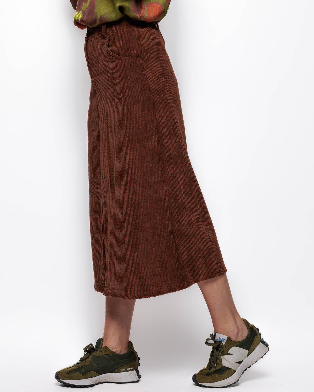 Sorbet Elderberry Skirt in Chocolate Brown
