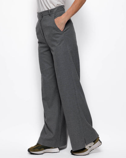 Emme Marella Colibri Flannel Trouser in Grey