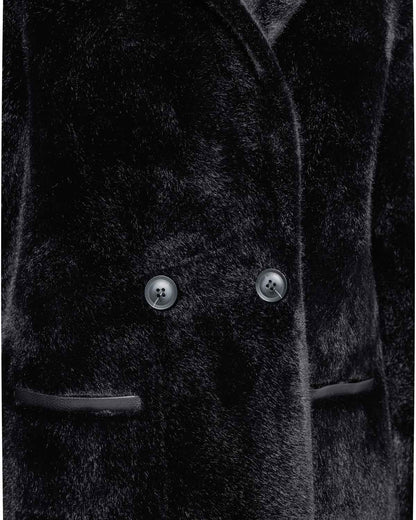 Rino & Pelle Ivon Reversible Coat in Black
