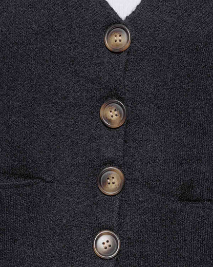 Skatie Waistcoat in Black