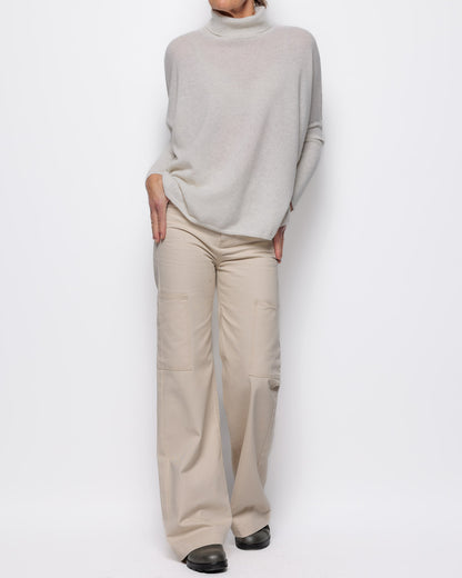 Absolut Cashmere Clara Rollneck in Nuage