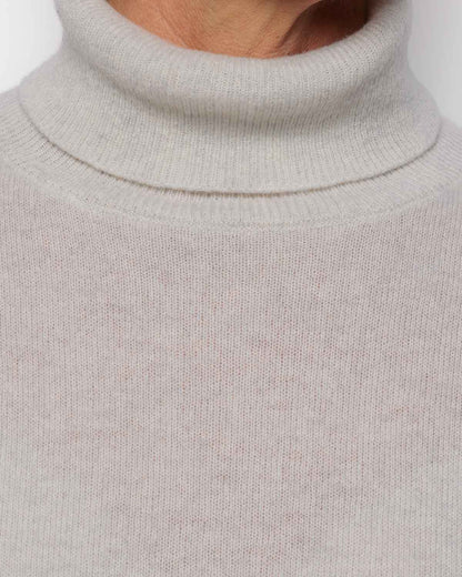 Absolut Cashmere Clara Rollneck in Nuage
