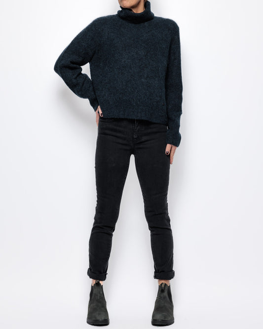 Mos Mosh Aidy Roll-Neck in Salute Navy
