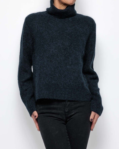 Mos Mosh Aidy Roll-Neck in Salute Navy
