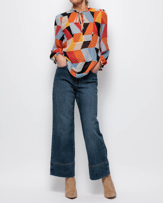 Emme Marella Calerno Blouse in Large Multi Print