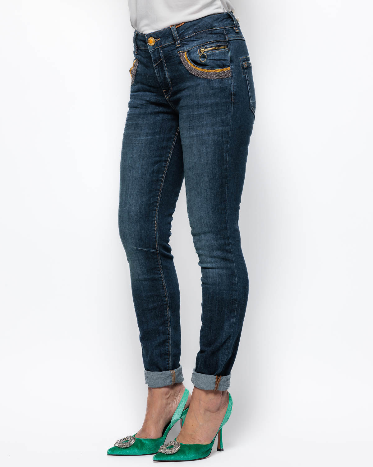 Mos Mosh Naomi Shade Jeans in Blue