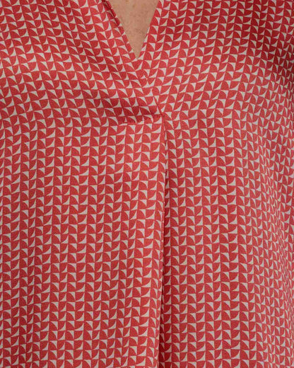 Emme Staffa Blouse in Coral