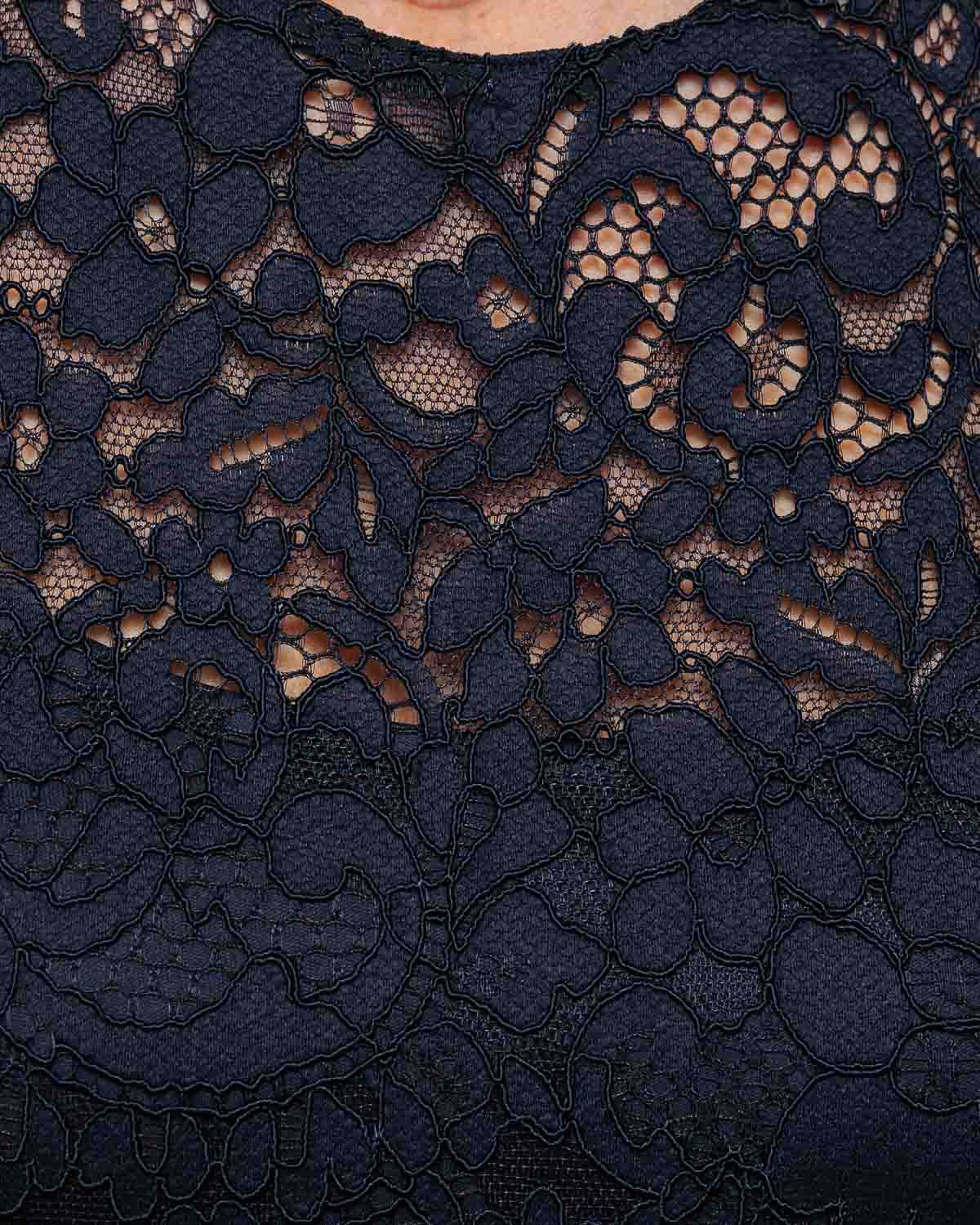 Emme Marella Agorani Lace Dress in Navy