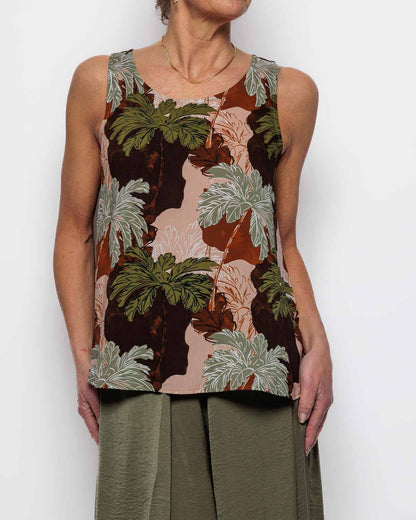Haven Cayman Tank Top in Palms