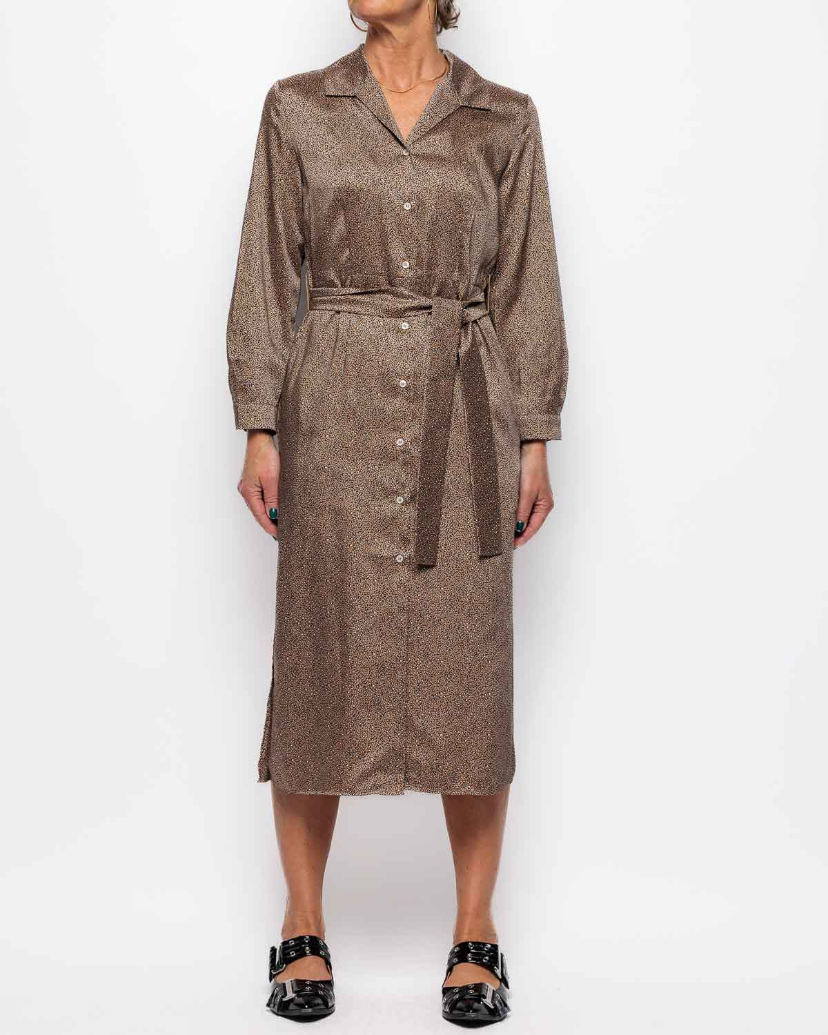 Emme Marella Ginosa Dress in Camel Dappled