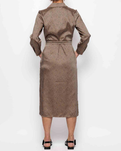 Emme Marella Ginosa Dress in Camel Dappled