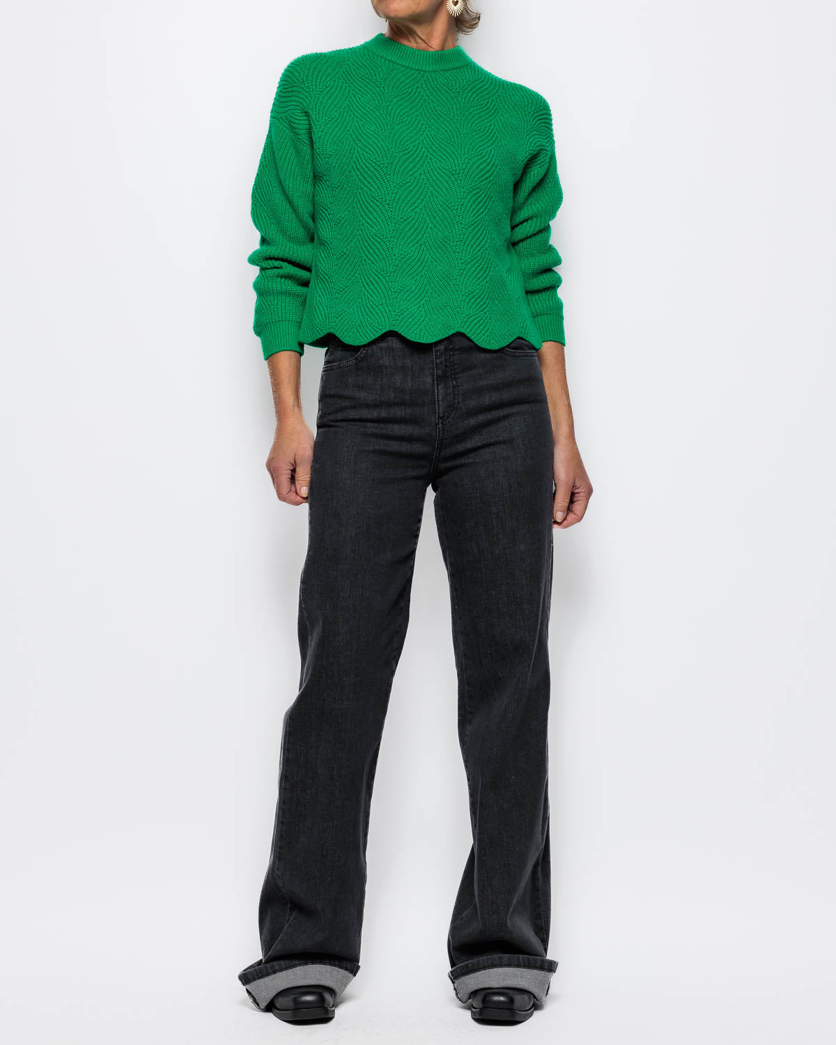 Emme Marella Relax Sweater in Green