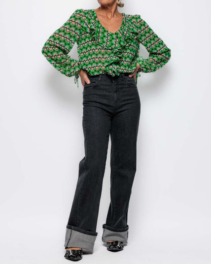 Emme Marella Glassa Shirt in Green