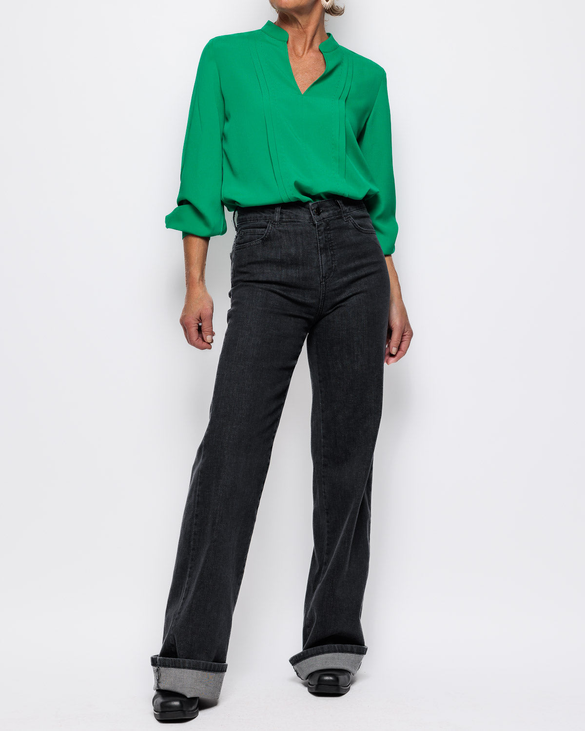 Emme Marella Soglio Blouse in Green