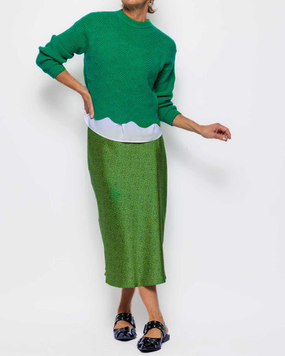 Emme Marella Relax Sweater in Green