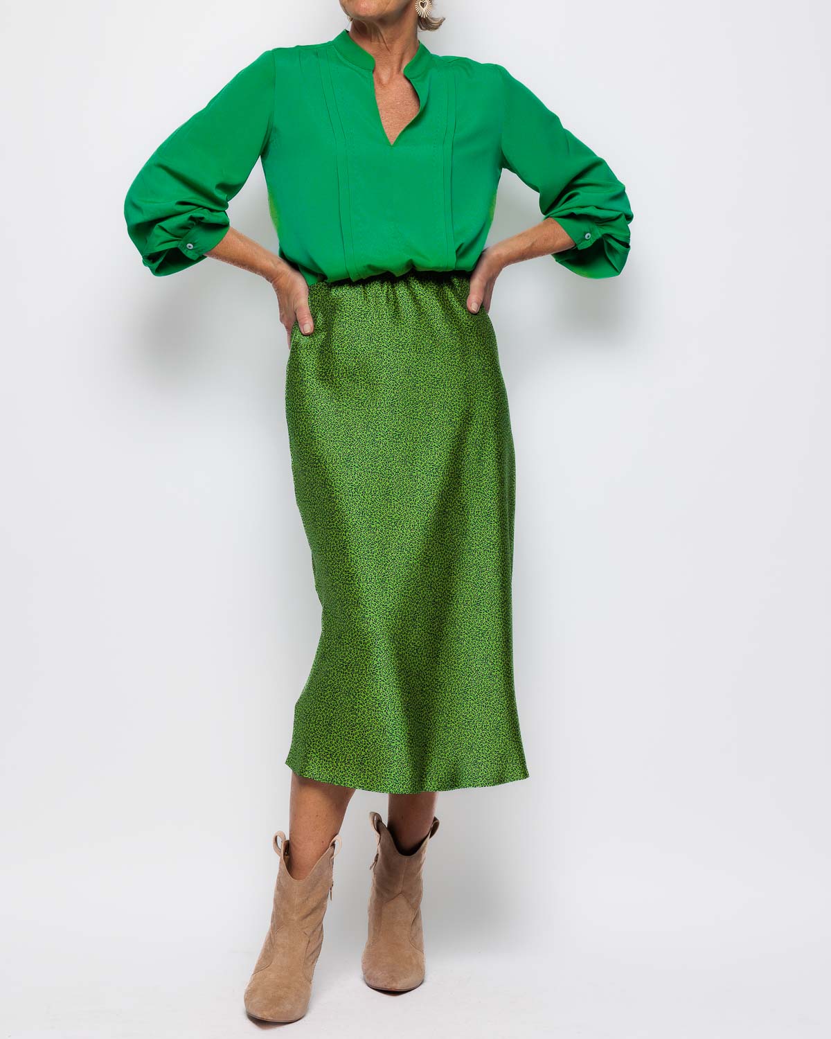 Emme Marella Soglio Blouse in Green