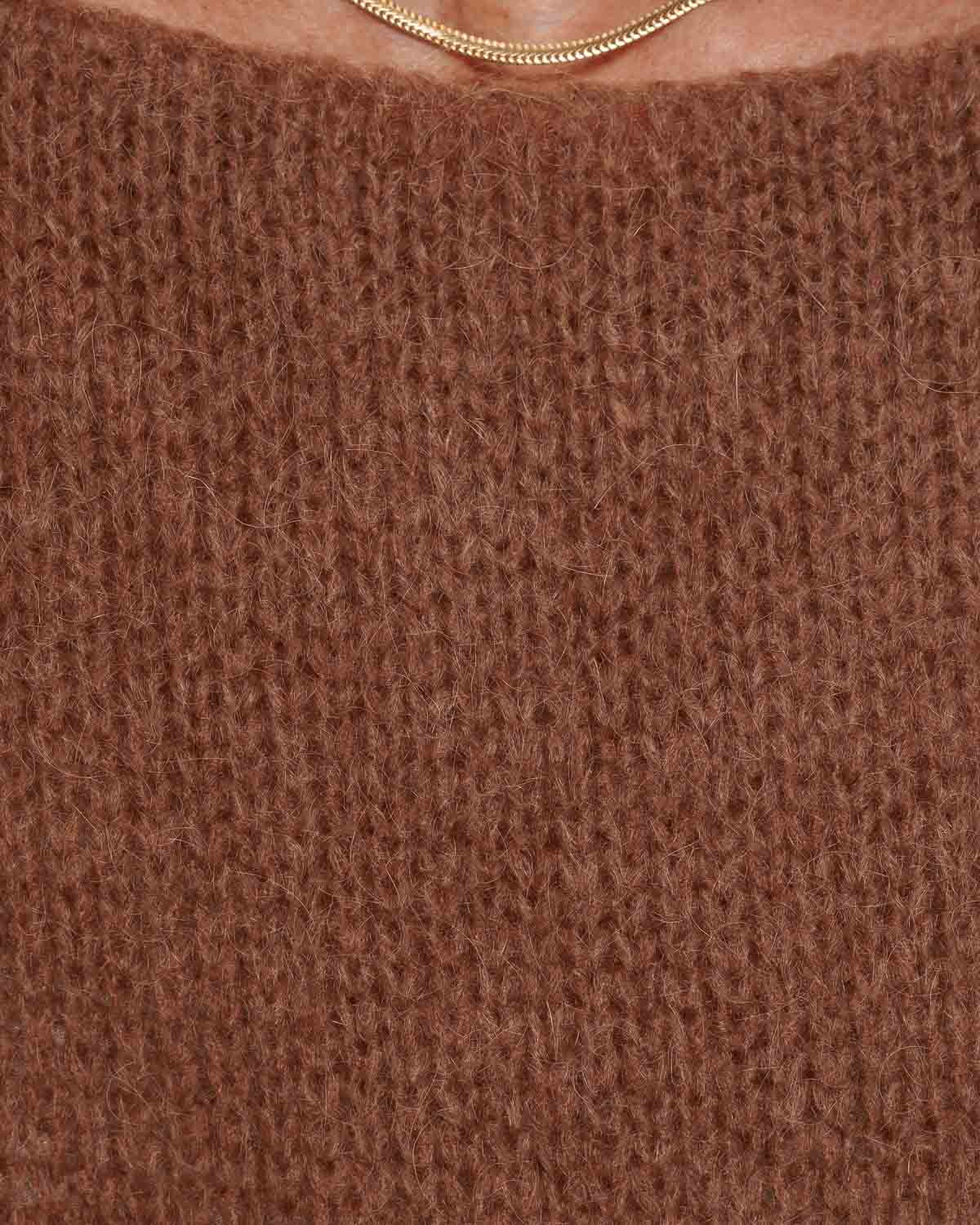 Marta Du Chateau Rosa Sweater in Camel