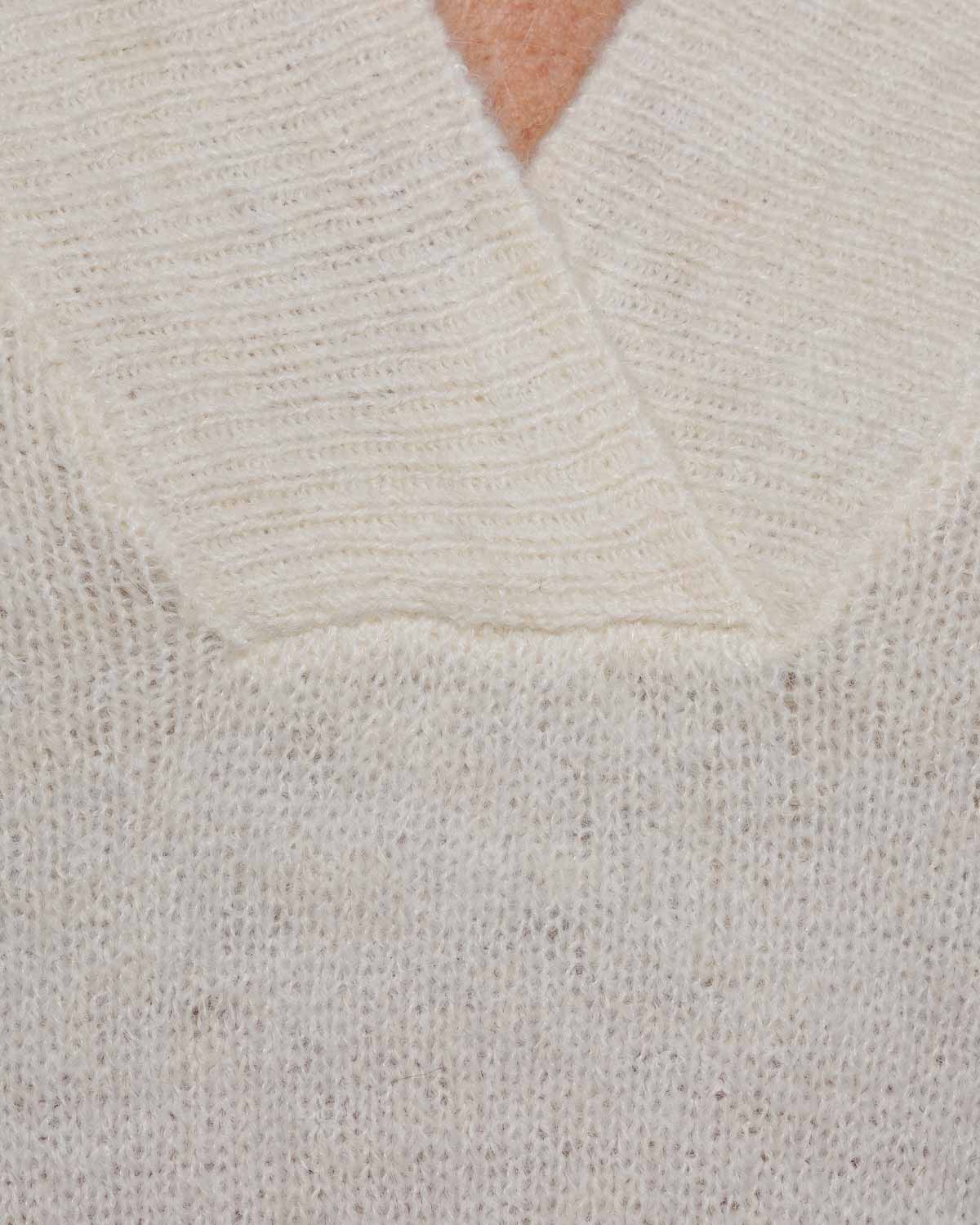 ICHI Kamara Pullover in Cloud Dancer