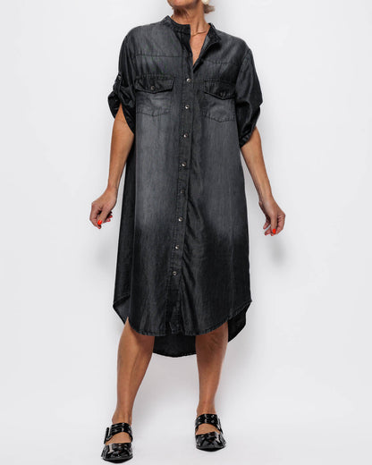 Marta Du Chateau Katinka Denim Dress