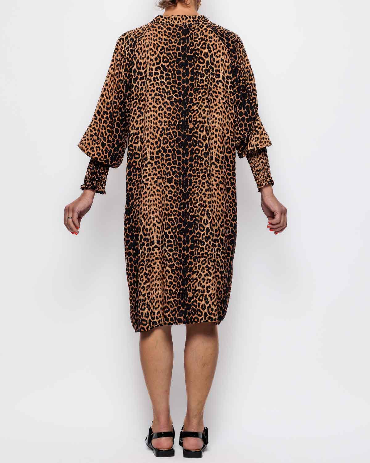 Marta Du Chateau Ceva Leopard Print Dress