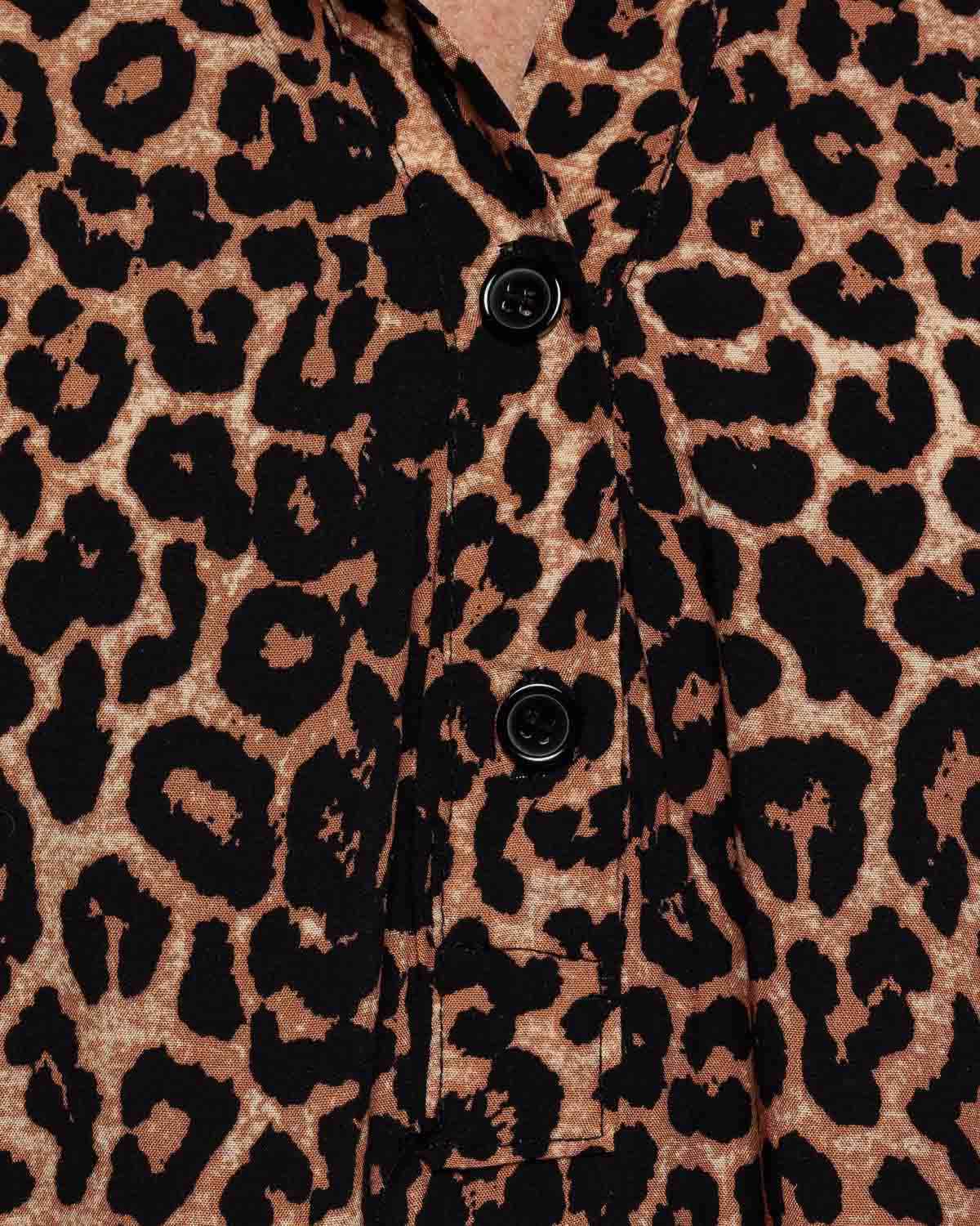 Marta Du Chateau Ceva Leopard Print Dress