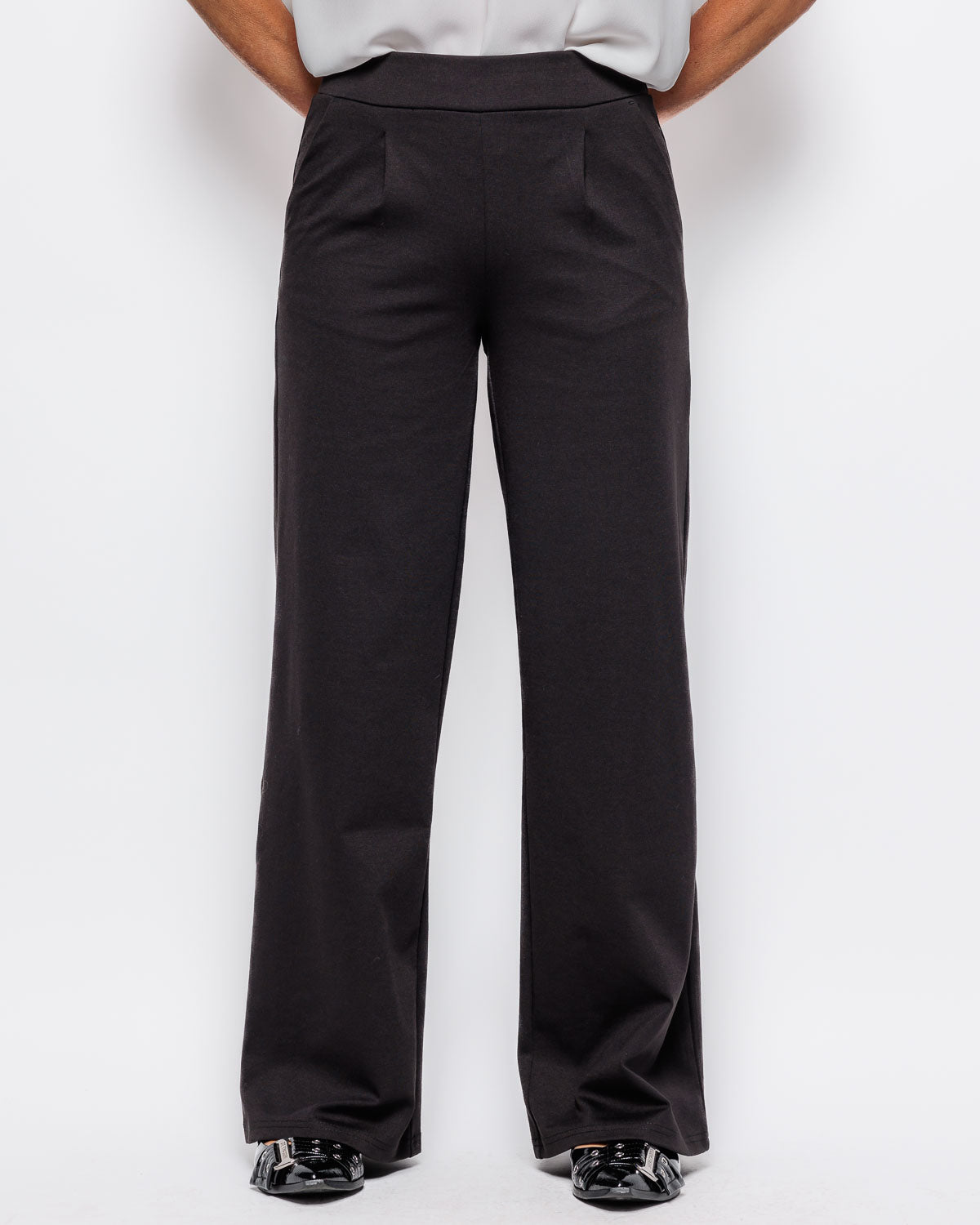 ICHI Kate Wide Trouser in Black