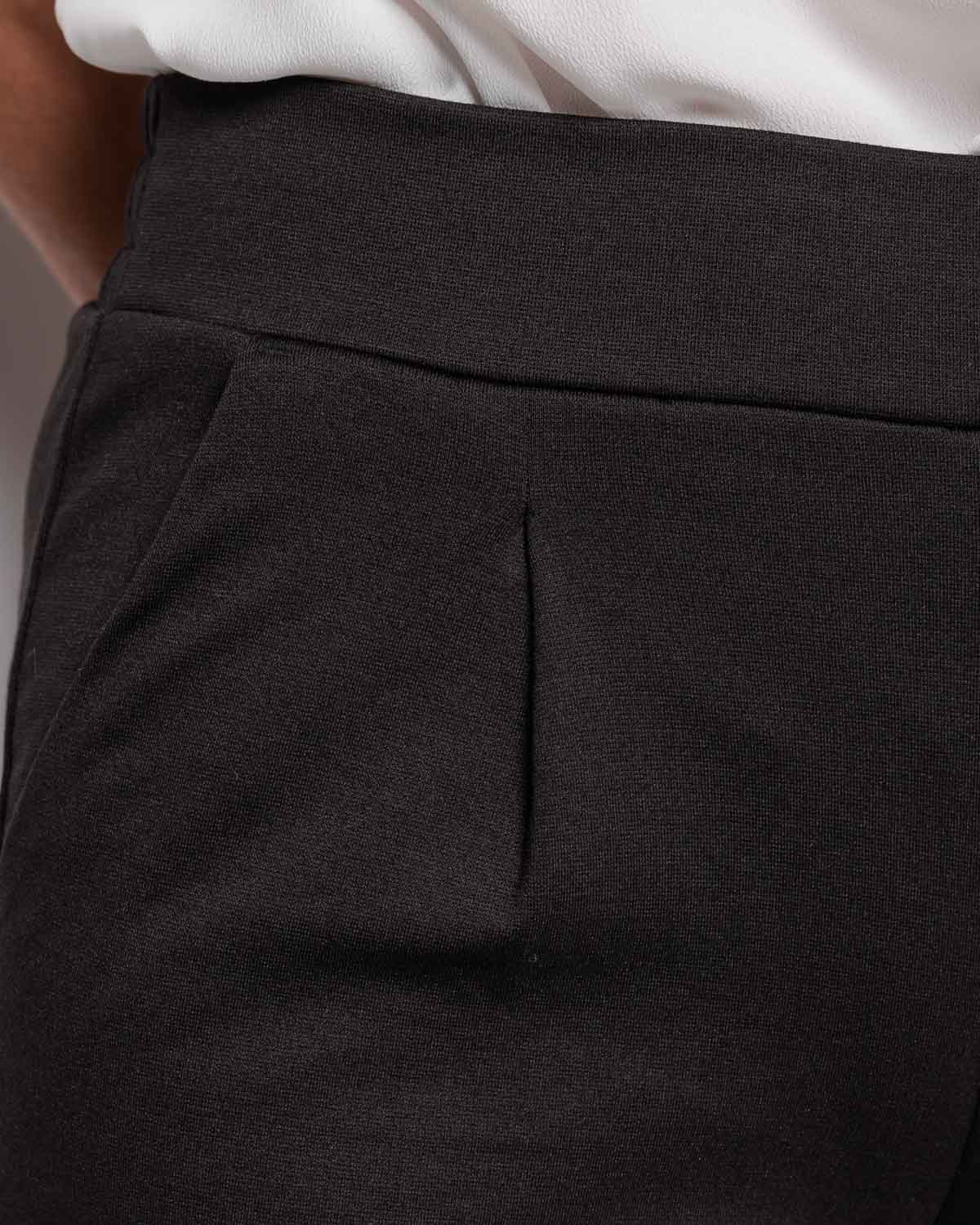 ICHI Kate Wide Trouser in Black