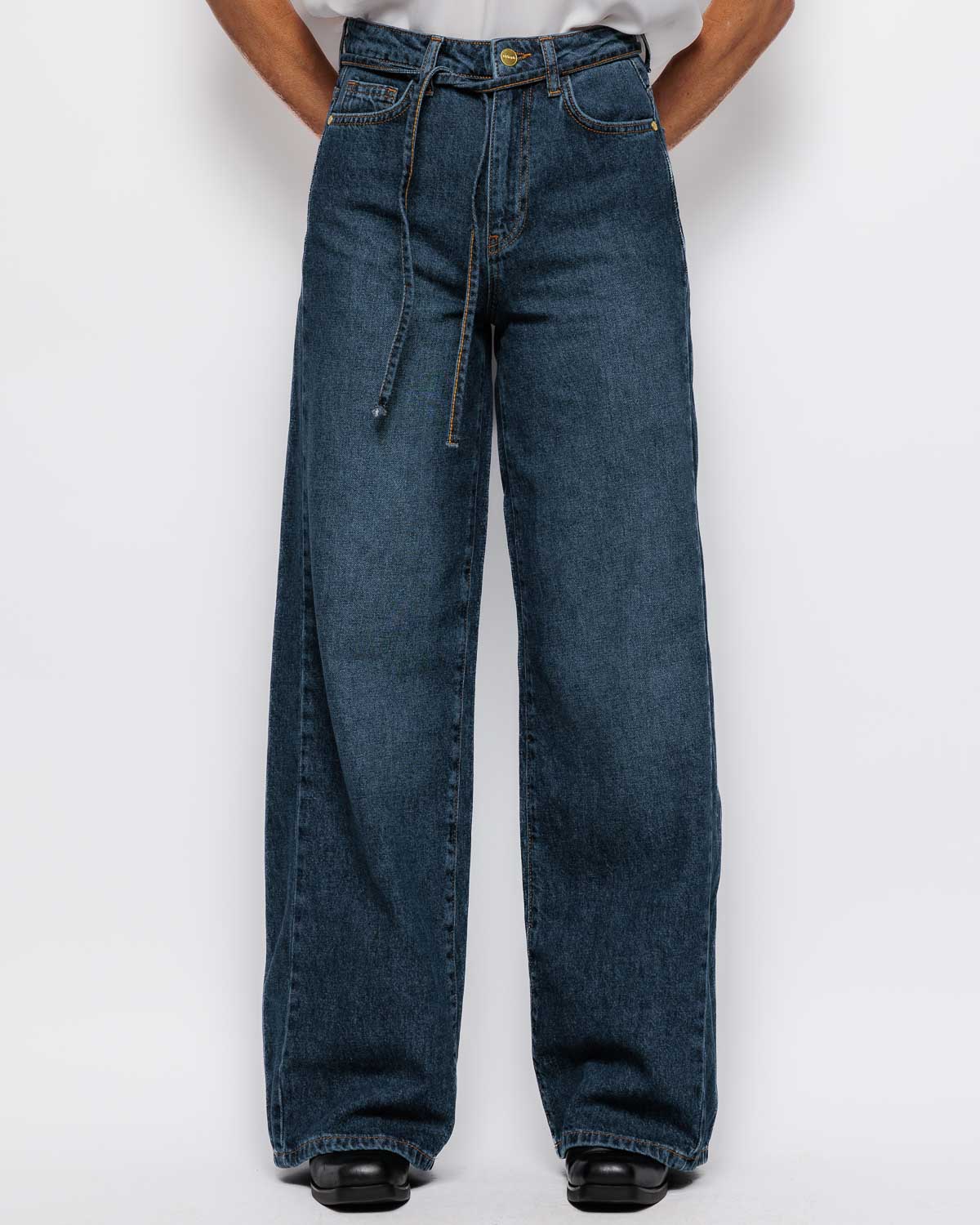 Numph Brooklyn Jeans in Dark Blue Denim