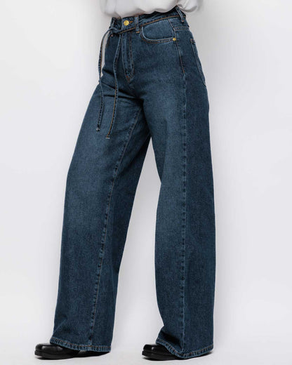 Numph Brooklyn Jeans in Dark Blue Denim