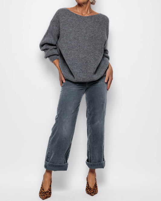 Marta Du Chateau Rosa Pullover in Grey