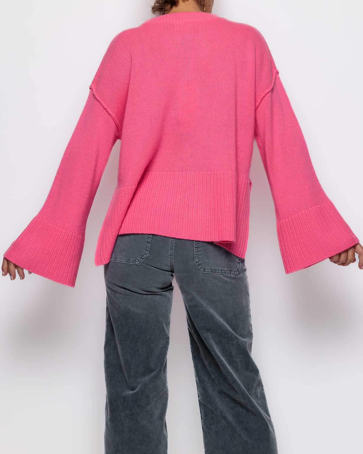 FIVE Pullover in Flash Pink