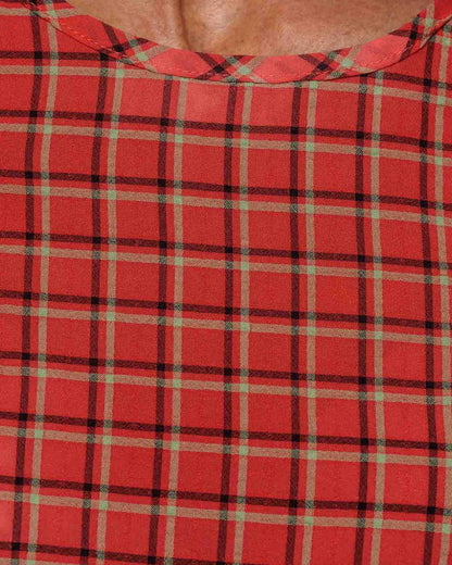 Numph Ira Shirt in High Risk Red