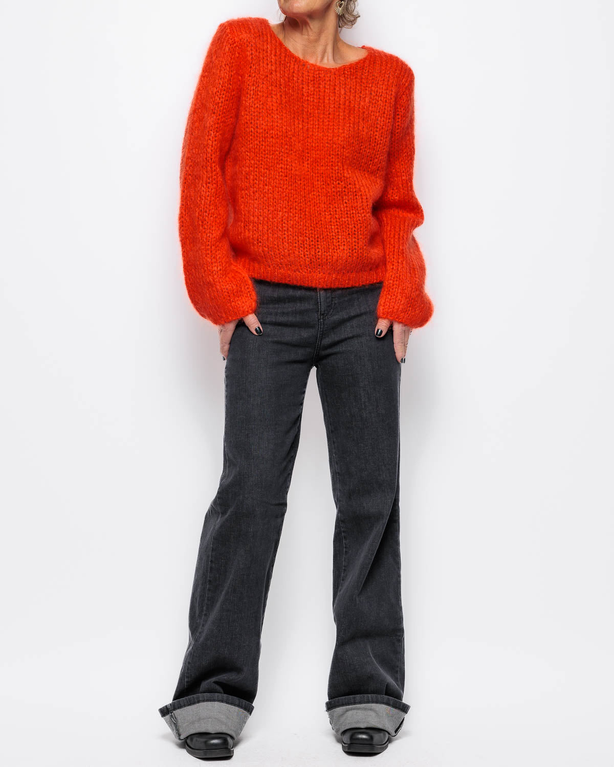 InWear Jetra Sweater in Deep Orange