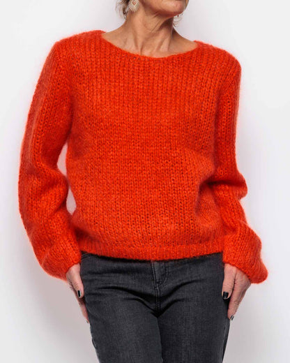 InWear Jetra Sweater in Deep Orange