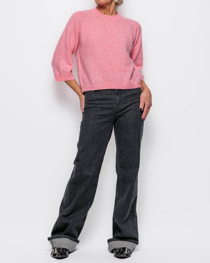 Numph Riette Selma Sweater in Peony