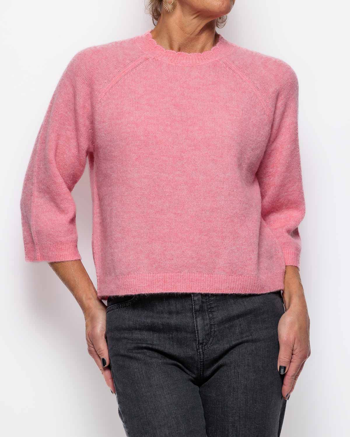 Numph Riette Selma Sweater in Peony