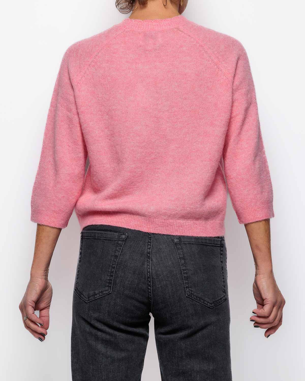 Numph Riette Selma Sweater in Peony