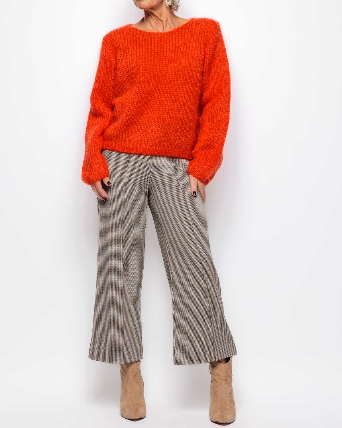 InWear Jetra Sweater in Deep Orange