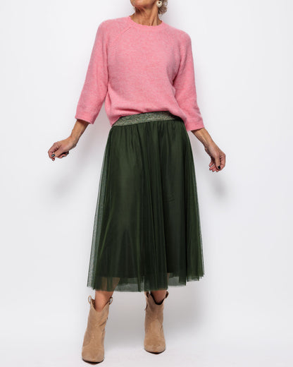 Numph Riette Selma Sweater in Peony