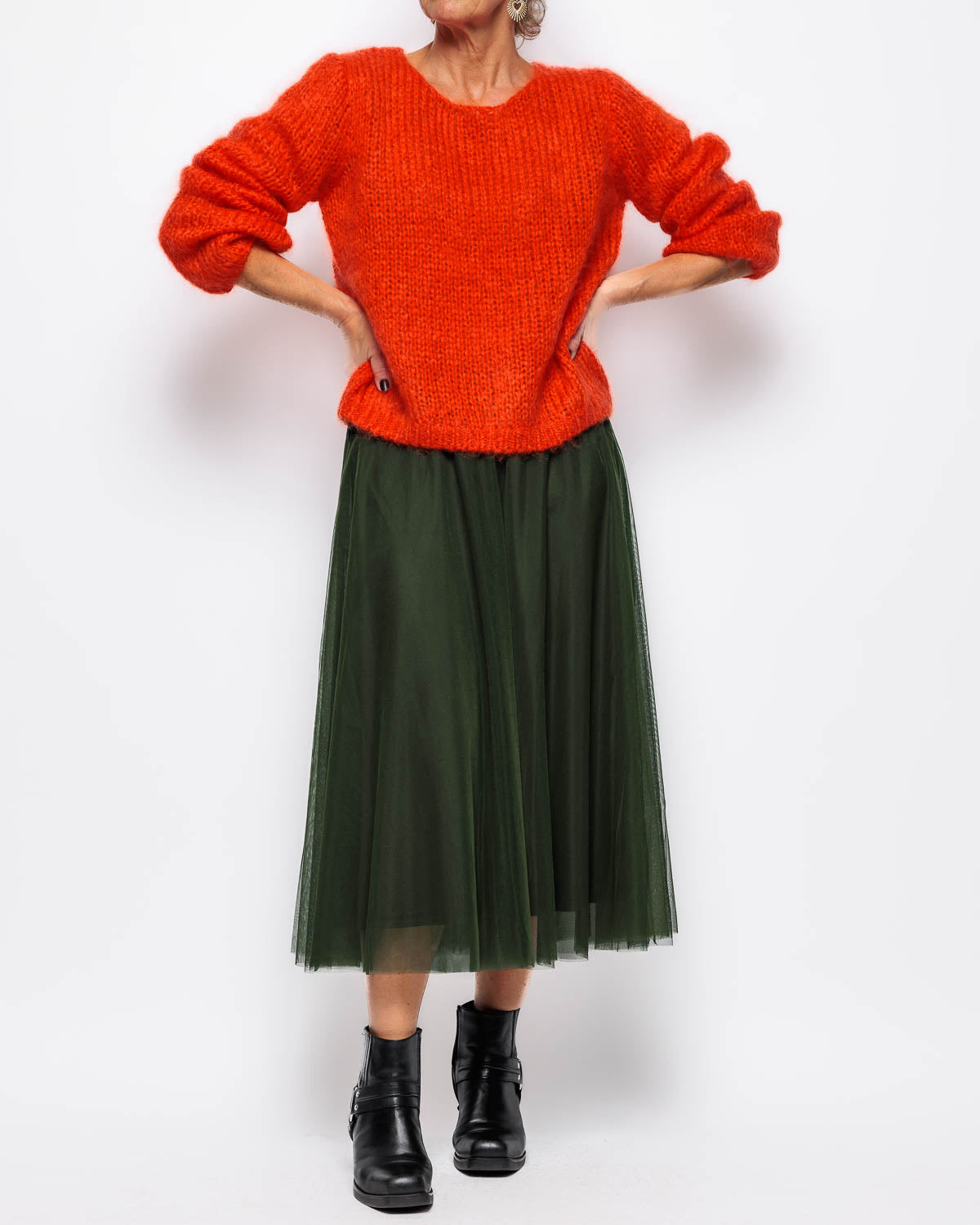 InWear Jetra Sweater in Deep Orange