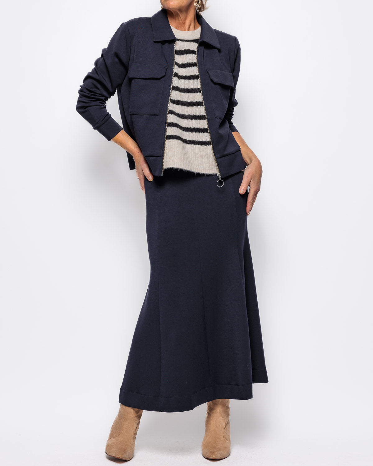 InWear Cocent Skirt in Marine Blue