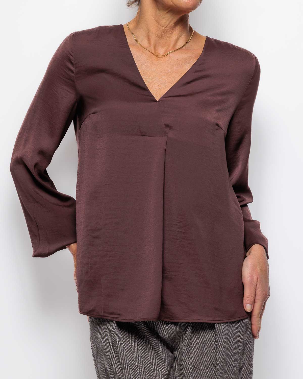 InWear Rinda Blouse in Brown Puce