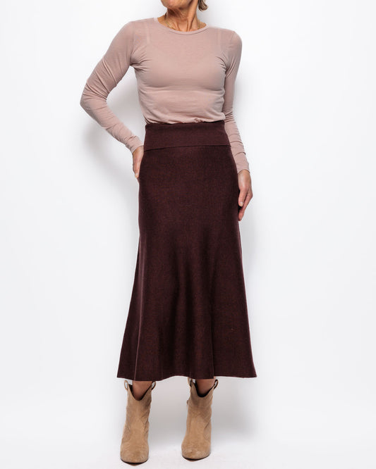 Inwear Kaylla Skirt in Brown Puce