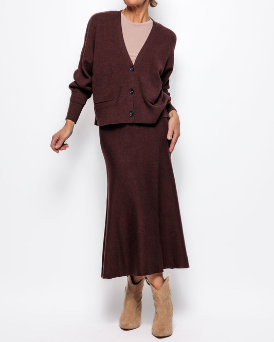 InWear Tenley Cardigan in Brown Puce