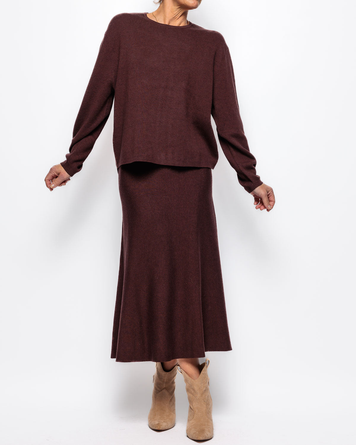 Inwear Kaylla Pullover in Brown Puce